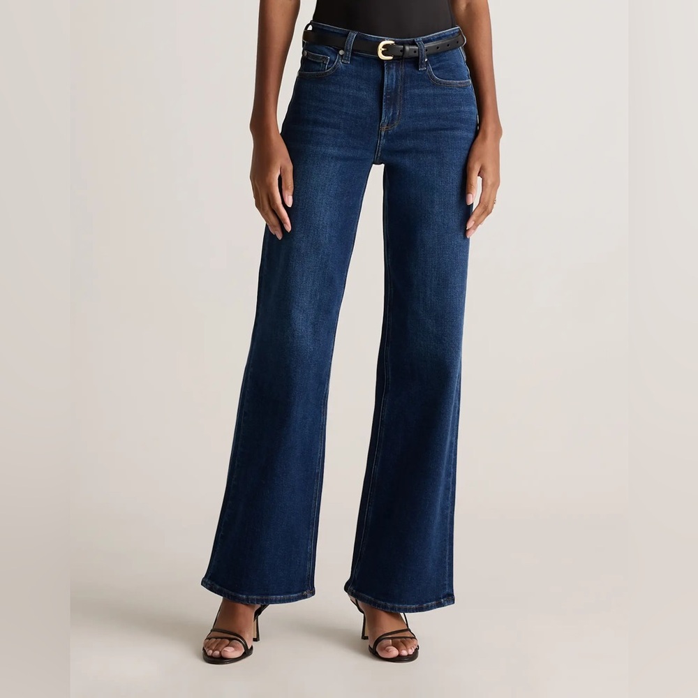 Quince wide leg jeans
